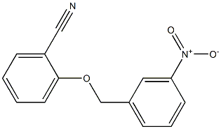 2-[(3-nitrobenzyl)oxy]benzonitrile,,结构式