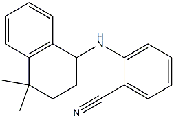  2-[(4,4-dimethyl-1,2,3,4-tetrahydronaphthalen-1-yl)amino]benzonitrile