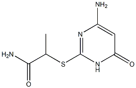 2-[(4-amino-6-oxo-1,6-dihydropyrimidin-2-yl)sulfanyl]propanamide