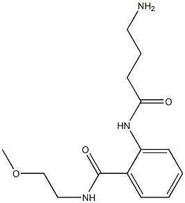 2-[(4-aminobutanoyl)amino]-N-(2-methoxyethyl)benzamide