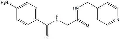 2-[(4-aminophenyl)formamido]-N-(pyridin-4-ylmethyl)acetamide Structure