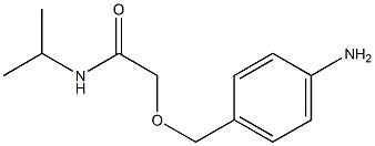 2-[(4-aminophenyl)methoxy]-N-(propan-2-yl)acetamide