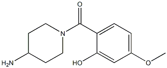 2-[(4-aminopiperidin-1-yl)carbonyl]-5-methoxyphenol