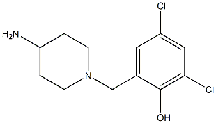 2-[(4-aminopiperidin-1-yl)methyl]-4,6-dichlorophenol