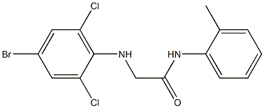 2-[(4-bromo-2,6-dichlorophenyl)amino]-N-(2-methylphenyl)acetamide