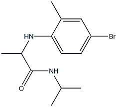 2-[(4-bromo-2-methylphenyl)amino]-N-(propan-2-yl)propanamide