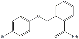 2-[(4-bromophenoxy)methyl]benzamide 化学構造式