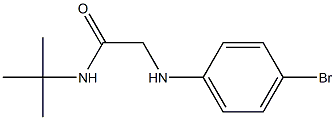 2-[(4-bromophenyl)amino]-N-tert-butylacetamide Structure