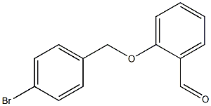 2-[(4-bromophenyl)methoxy]benzaldehyde Structure