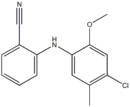 2-[(4-chloro-2-methoxy-5-methylphenyl)amino]benzonitrile