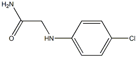 2-[(4-chlorophenyl)amino]acetamide 结构式