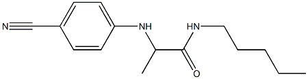 2-[(4-cyanophenyl)amino]-N-pentylpropanamide