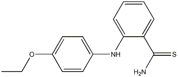 2-[(4-ethoxyphenyl)amino]benzene-1-carbothioamide Struktur