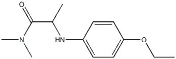 2-[(4-ethoxyphenyl)amino]-N,N-dimethylpropanamide Structure