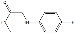  2-[(4-fluorophenyl)amino]-N-methylacetamide