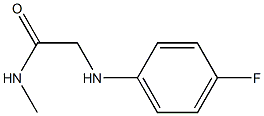 2-[(4-fluorophenyl)amino]-N-methylacetamide|