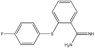 2-[(4-fluorophenyl)sulfanyl]benzene-1-carboximidamide