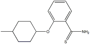 2-[(4-methylcyclohexyl)oxy]benzene-1-carbothioamide|