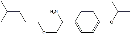 2-[(4-methylpentyl)oxy]-1-[4-(propan-2-yloxy)phenyl]ethan-1-amine Structure