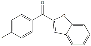 2-[(4-methylphenyl)carbonyl]-1-benzofuran Structure
