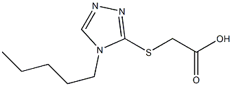 2-[(4-pentyl-4H-1,2,4-triazol-3-yl)sulfanyl]acetic acid|