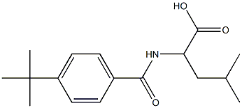 2-[(4-tert-butylbenzoyl)amino]-4-methylpentanoic acid
