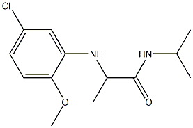 2-[(5-chloro-2-methoxyphenyl)amino]-N-(propan-2-yl)propanamide