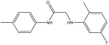  2-[(5-fluoro-2-methylphenyl)amino]-N-(4-methylphenyl)acetamide