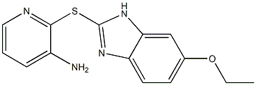 2-[(6-ethoxy-1H-1,3-benzodiazol-2-yl)sulfanyl]pyridin-3-amine Structure