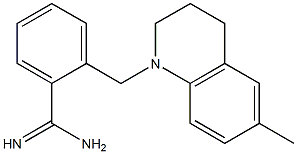 2-[(6-methyl-1,2,3,4-tetrahydroquinolin-1-yl)methyl]benzene-1-carboximidamide|