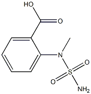 2-[(aminosulfonyl)(methyl)amino]benzoic acid 化学構造式