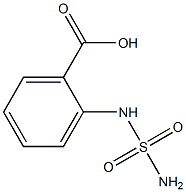 2-[(aminosulfonyl)amino]benzoic acid 化学構造式