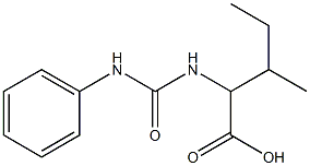 2-[(anilinocarbonyl)amino]-3-methylpentanoic acid,,结构式