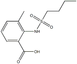 2-[(butylsulfonyl)amino]-3-methylbenzoic acid