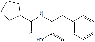 2-[(cyclopentylcarbonyl)amino]-3-phenylpropanoic acid|