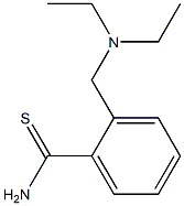 2-[(diethylamino)methyl]benzenecarbothioamide Structure