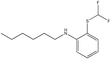  2-[(difluoromethyl)sulfanyl]-N-hexylaniline