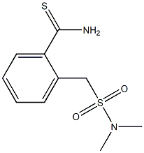 2-[(dimethylsulfamoyl)methyl]benzene-1-carbothioamide Structure