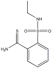 2-[(ethylamino)sulfonyl]benzenecarbothioamide Structure