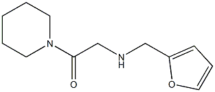 2-[(furan-2-ylmethyl)amino]-1-(piperidin-1-yl)ethan-1-one,,结构式