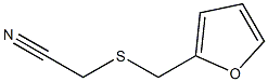 2-[(furan-2-ylmethyl)sulfanyl]acetonitrile Structure