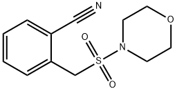 2-[(morpholine-4-sulfonyl)methyl]benzonitrile 化学構造式