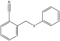 2-[(phenylsulfanyl)methyl]benzonitrile 结构式