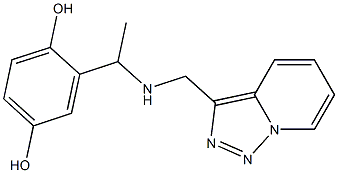 2-[1-({[1,2,4]triazolo[3,4-a]pyridin-3-ylmethyl}amino)ethyl]benzene-1,4-diol