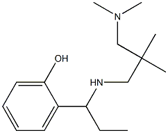 2-[1-({2-[(dimethylamino)methyl]-2-methylpropyl}amino)propyl]phenol