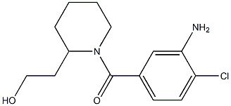 2-[1-(3-amino-4-chlorobenzoyl)piperidin-2-yl]ethanol Structure