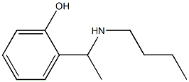 2-[1-(butylamino)ethyl]phenol Structure