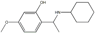 2-[1-(cyclohexylamino)ethyl]-5-methoxyphenol