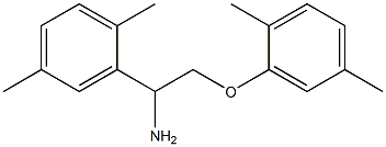 2-[1-amino-2-(2,5-dimethylphenoxy)ethyl]-1,4-dimethylbenzene Structure