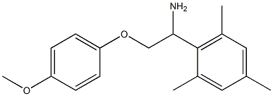 2-[1-amino-2-(4-methoxyphenoxy)ethyl]-1,3,5-trimethylbenzene Structure